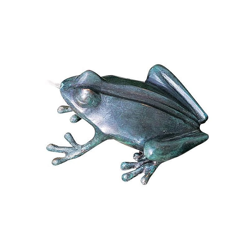 Crazy Frog 6" High Cast Brass Water Spitter Fountain 4 Crazy Frog 6" High Cast Brass Water Spitter Fountain - Image 2