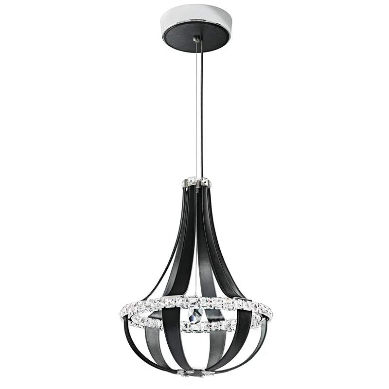 Crystal Empire 20 1/2"W Grizzly Black LED Pendant Light 4 Crystal Empire 20 1/2"W Grizzly Black LED Pendant Light - Image 2