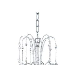 Crystal Rain 28" Wide 6-Light Halogen Crystal Chandelier -Golden Lighting Shop crystal rain 28 inch wide 6 light halogen crystal chandelier m7013views2