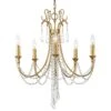 Crystorama Arcadia 23 1/2"W Antique Gold 5-Light Chandelier -Golden Lighting Shop crystorama arcadia 23 and one half inchw antique gold 5 light chandelier 83f51