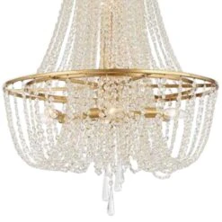 Crystorama Arcadia 24" Wide Antique Gold Crystal Chandelier -Golden Lighting Shop crystorama arcadia 24 inch wide antique gold crystal chandelier 99x05views1