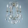 Crystorama Ashton 16" Wide Olde Silver 4-Light Chandelier -Golden Lighting Shop crystorama ashton 16 inch wide olde silver 4 light chandelier 8m759cropped
