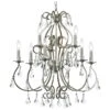 Crystorama Ashton 25 1/2"W Olde Silver 9-Light Chandelier 2 Crystorama Ashton 25 1/2"W Olde Silver 9-Light Chandelier -Golden Lighting Shop crystorama ashton 25 and one half inchw olde silver 9 light chandelier 7y972