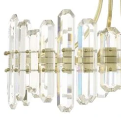 Crystorama Bolton 24 3/4"W Aged Brass And Crystal Chandelier -Golden Lighting Shop crystorama bolton 24 and three quarter inchw aged brass and crystal chandelier 80n02views1