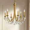 Crystorama Bridgehampton 26"W Antique Gold 6-Light Crystal Chandelier 1 Crystorama Bridgehampton 26"W Antique Gold 6-Light Crystal Chandelier -Golden Lighting Shop crystorama bridgehampton 26 inchw antique gold 6 light crystal chandelier 444f1cropped