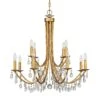 Crystorama Bridgehampton 32" Wide Gold 12-Light Chandelier -Golden Lighting Shop crystorama bridgehampton 32 inch wide gold 12 light chandelier 83f94