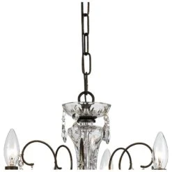 Crystorama Butler 23" Wide 5-Light English Bronze Chandelier 11 Crystorama Butler 23" Wide 5-Light English Bronze Chandelier -Golden Lighting Shop crystorama butler 23 inch wide 5 light english bronze chandelier 39y01views3