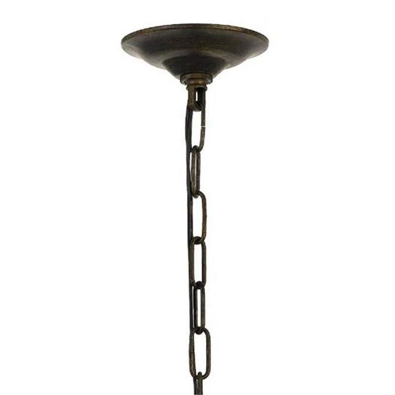 Crystorama Butler 25 1/2" W English Bronze 8-Light Crystal Chandelier 6 Crystorama Butler 25 1/2" W English Bronze 8-Light Crystal Chandelier - Image 4