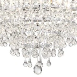 Crystorama Calypso 20" Wide Crystal And Chrome Chandelier -Golden Lighting Shop crystorama calypso 20 inch wide crystal and chrome chandelier 2c239views1
