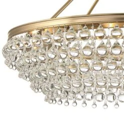 Crystorama Calypso 40" Wide Vibrant Gold And Crystal Chandelier -Golden Lighting Shop crystorama calypso 40 inch wide vibrant gold and crystal chandelier 94c13views1