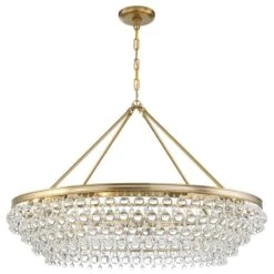Crystorama Calypso 40" Wide Vibrant Gold And Crystal Chandelier -Golden Lighting Shop crystorama calypso 40 inch wide vibrant gold and crystal chandelier 94c13views3
