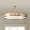 Crystorama Kendal 28" Wide Vibrant Gold Drum Pendant Light -Golden Lighting Shop crystorama kendal 28 inch wide vibrant gold drum pendant light 174n1cropped