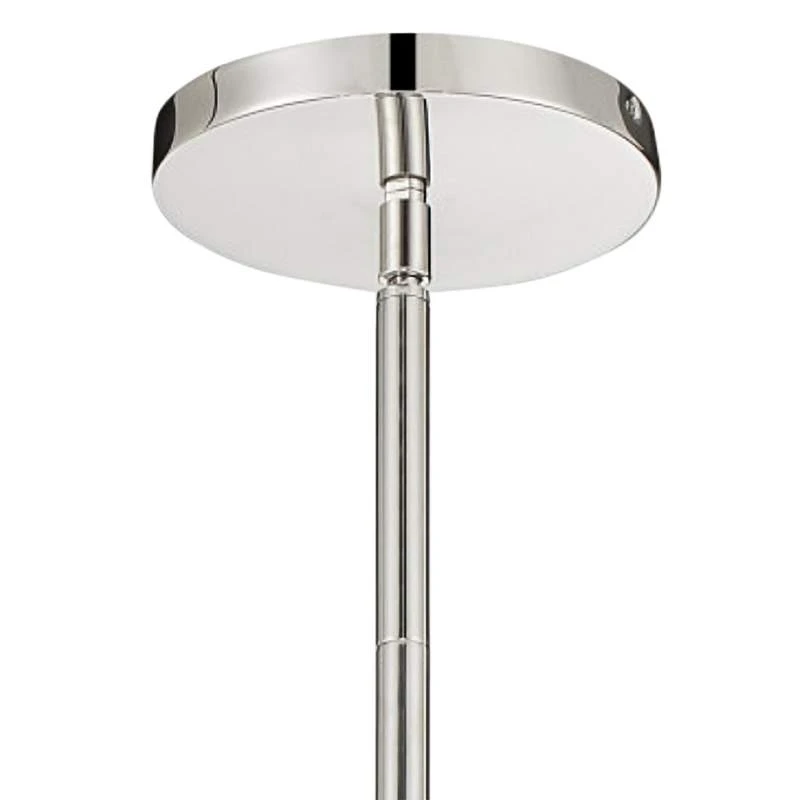 Crystorama Kendal 28"W Polished Nickel Drum Pendant Light 6 Crystorama Kendal 28"W Polished Nickel Drum Pendant Light - Image 4