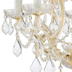 Crystorama Maria Theresa 20"W Gold 6-Light Crystal Chandelier -Golden Lighting Shop crystorama maria theresa 20 inchw gold 6 light crystal chandelier 957e1views1