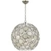Crystorama Palla 22" Wide Antique Silver Orb Pendant Light 2 Crystorama Palla 22" Wide Antique Silver Orb Pendant Light -Golden Lighting Shop crystorama palla 22 inch wide antique silver orb pendant light v2028