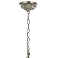 Crystorama Palla 8 1/2" Wide Antique Silver Mini Pendant -Golden Lighting Shop crystorama palla 8 and one half inch wide antique silver mini pendant v2031views3
