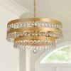 Crystorama Perla 26"W Antique Gold And Crystal Chandelier -Golden Lighting Shop crystorama perla 26 inchw antique gold and crystal chandelier 40k70cropped