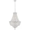 Crystorama Rosyln 22"W Polished Chrome Crystal Chandelier 1 Crystorama Rosyln 22"W Polished Chrome Crystal Chandelier -Golden Lighting Shop crystorama rosyln 22 inchw polished chrome crystal chandelier 83f82