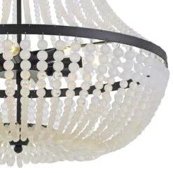 Crystorama Rylee 24" Wide Matte Black Crystal Chandelier -Golden Lighting Shop crystorama rylee 24 inch wide matte black crystal chandelier 71y04views1