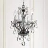 Crystorama Traditional Crystal 11"W Bronze Mini Chandelier