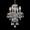 Crystorama Traditional Crystal 11"W White Mini Chandelier -Golden Lighting Shop crystorama traditional crystal 11 inchw white mini chandelier 6r546cropped