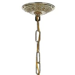 Crystorama Traditional Crystal 15"W Brass Crystal Mini Chandelier 7 Crystorama Traditional Crystal 15"W Brass Crystal Mini Chandelier -Golden Lighting Shop crystorama traditional crystal 15 inchw brass crystal mini chandelier 98d88views2