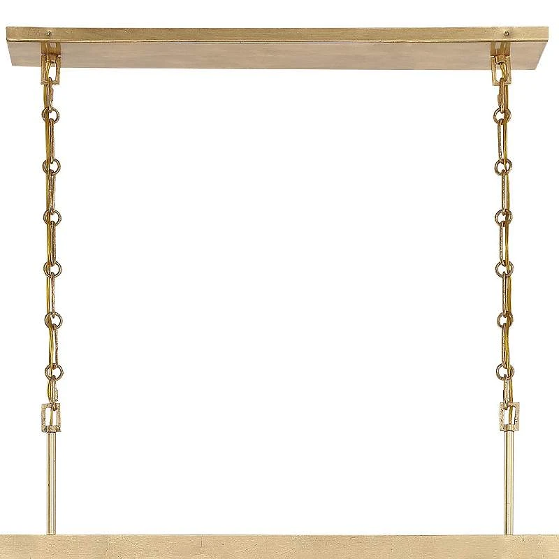 Crystorama Winham 49" Wide Gold 6-Light Island Pendant Light 5 Crystorama Winham 49" Wide Gold 6-Light Island Pendant Light - Image 3