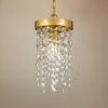 Crystorama Winham 7"W Antique Gold And Crystal Mini Pendant -Golden Lighting Shop crystorama winham 7 inchw antique gold and crystal mini pendant 71y36cropped