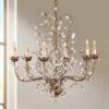 Currey And Company 27" Wide Crystal Chandelier -Golden Lighting Shop currey and company 27 inch wide crystal chandelier 2h646cropped