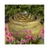 Dahlia 17" High Patio Bubbler Fountain By Henri Studio -Golden Lighting Shop dahlia 17 inch high patio bubbler fountain by henri studio 6w704