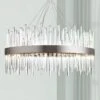 Dallas 32" Wide Chrome And Crystal Modern Chandelier -Golden Lighting Shop dallas 32 inch wide chrome and crystal modern chandelier 39v03cropped
