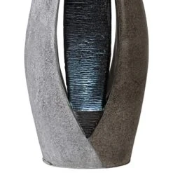 Dancing Couple 57" High Modern Fountain With LED Light -Golden Lighting Shop dancing couple 57 inch high modern fountain with led light r6014views2