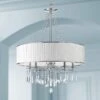 Golden Lighting Echelon 26 1/4" Wide Chrome And Crystal Shaded Chandelier -Golden Lighting Shop echelon 26 and one quarter inch wide chrome and crystal shaded chandelier 33r57cropped