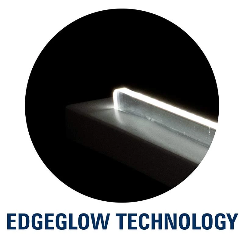 Edgy 18" Wide White Edge-Lit LED Under Cabinet Light 5 Edgy 18" Wide White Edge-Lit LED Under Cabinet Light - Image 3