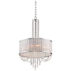 Ellisia 19 3/4" Wide Crystal Chandelier -Golden Lighting Shop ellisia 19 and three quarter inch wide crystal chandelier 4j443views3