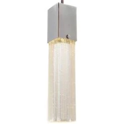ET2 Fizz III 4 3/4"W Polished Chrome LED Mini Pendant Light