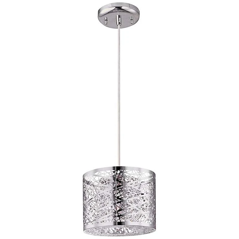 ET2 Inca Web 7 3/4" Wide Polished Chrome Mini Pendant Light 4 ET2 Inca Web 7 3/4" Wide Polished Chrome Mini Pendant Light - Image 2