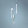 ET2 Quartz 13" Wide Polished Nickel 3-Light LED Pendant 2 ET2 Quartz 13" Wide Polished Nickel 3-Light LED Pendant -Golden Lighting Shop et2 quartz 13 inch wide polished nickel 3 light led pendant 69c68cropped