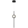 Eurofase Barletta 4 3/4" Wide Black LED Mini Pendant Light