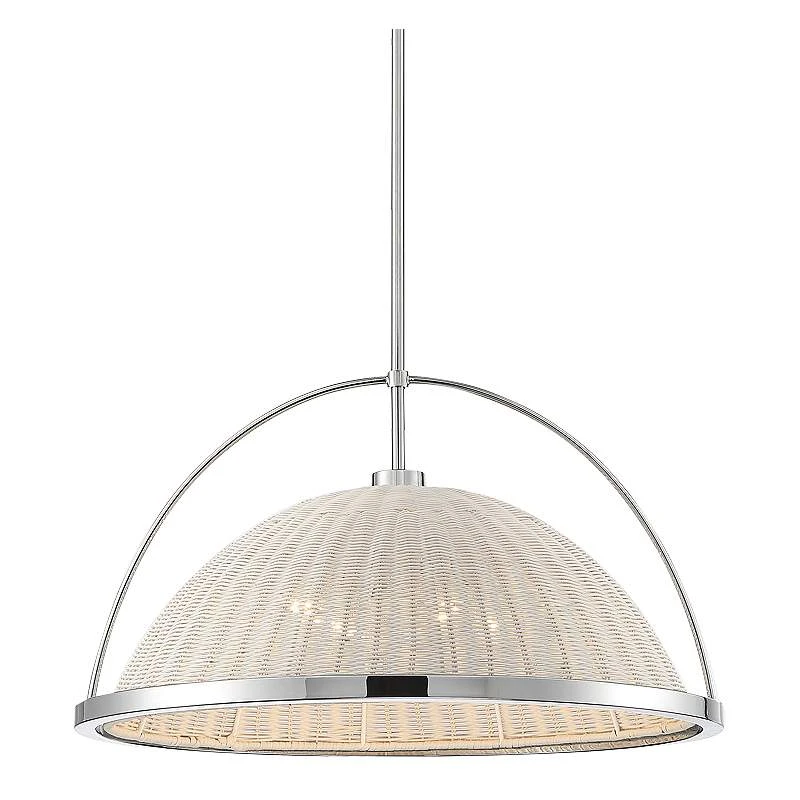 Eurofase Celeste 22" Wide Chrome Pendant Light 4 Eurofase Celeste 22" Wide Chrome Pendant Light - Image 2