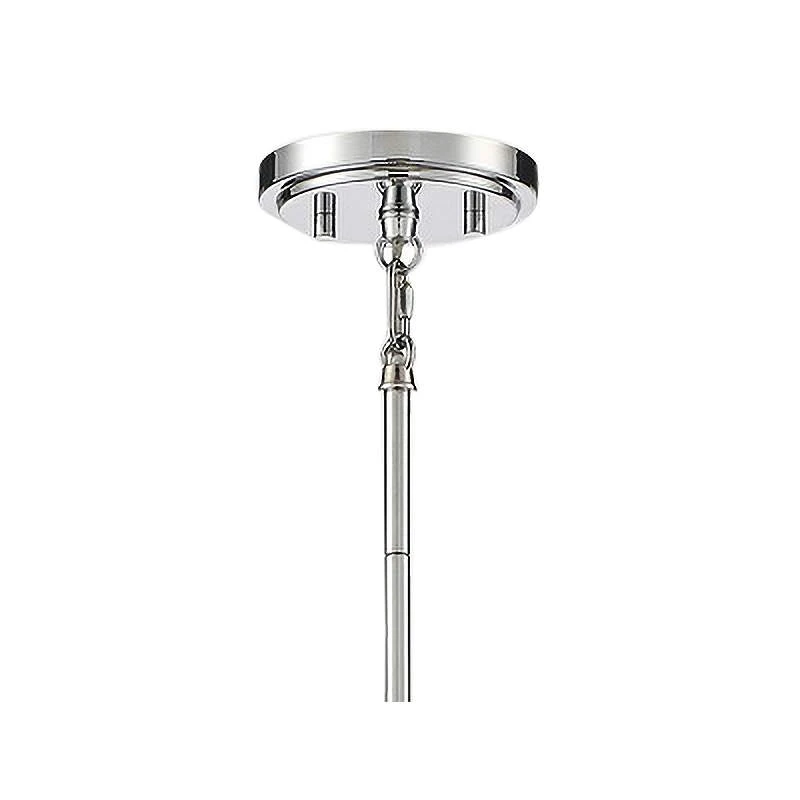 Eurofase Celeste 22" Wide Chrome Pendant Light 6 Eurofase Celeste 22" Wide Chrome Pendant Light - Image 4