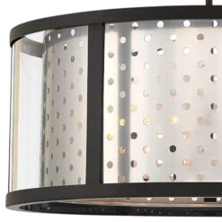 Eurofase Grado 25" Wide Chrome Pendant Light -Golden Lighting Shop eurofase grado 25 inch wide chrome pendant light 736p0views1