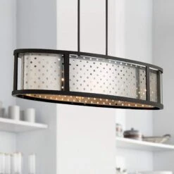 Eurofase Grado 38" Wide Chrome Pendant Light