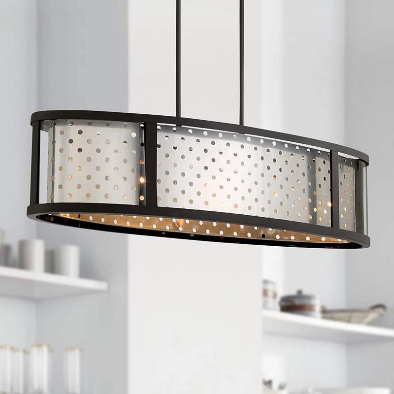 Eurofase Grado 38" Wide Chrome Pendant Light 3 Eurofase Grado 38" Wide Chrome Pendant Light