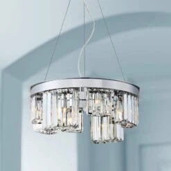 Eurofase Lumino 18 3/4"W Chrome 8-Light Crystal Chandelier