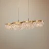Eurofase Mondo 40 1/2"W Gold Kitchen Island Light Chandelier -Golden Lighting Shop eurofase mondo 40 and one half inchw gold kitchen island light chandelier 35a54cropped
