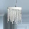Eurofase Rossi 9 3/4"W Chrome And Crystal LED Mini Pendant 1 Eurofase Rossi 9 3/4"W Chrome And Crystal LED Mini Pendant -Golden Lighting Shop eurofase rossi 9 and three quarter inchw chrome and crystal led mini pendant 9k406cropped