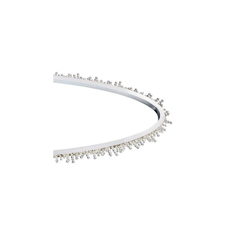 Eurofase Scoppia 52 1/4"W Chrome LED Oval Ring Pendant Light 5 Eurofase Scoppia 52 1/4"W Chrome LED Oval Ring Pendant Light - Image 3