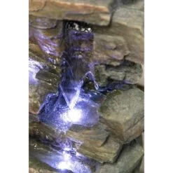 Faux Slate Stone Waterfall 13" High Tabletop Fountain 14 Faux Slate Stone Waterfall 13" High Tabletop Fountain -Golden Lighting Shop faux slate stone waterfall 13 inch high tabletop fountain j3442views5