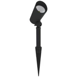 Fora 4 1/4" High Black LED Landscape Spot Light